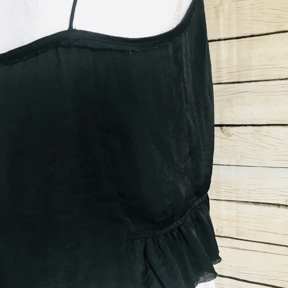 Free People Lace Trimmed Silk Cami - Picture 3 of 8